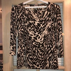 Chico’s Animal Print Top
